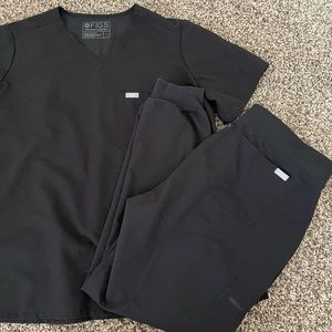 Figs women black scrubs